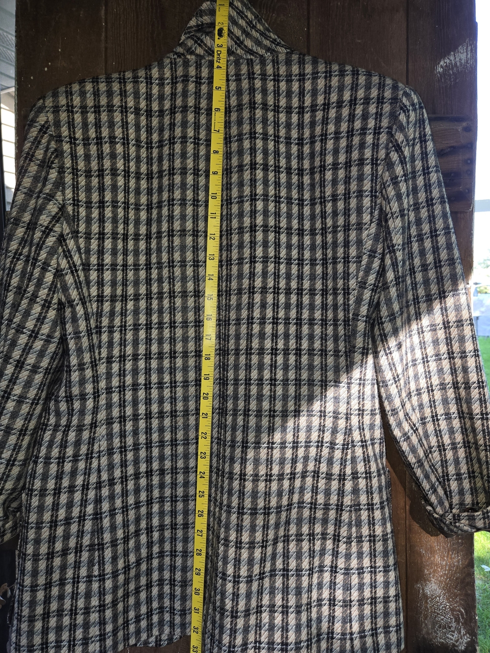 Vintage tagless First Issue blazer by Liz Claiborne Leather Buttons Shoulder Pad
